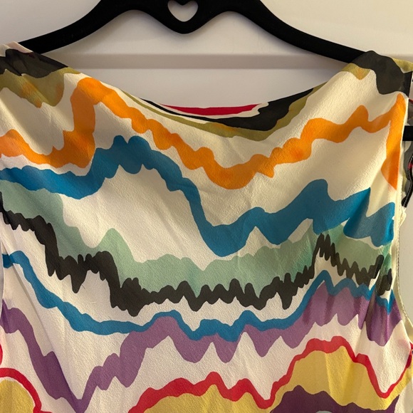 Anthropologie Multicolor Wave Maxi Dress - Picture 8 of 9